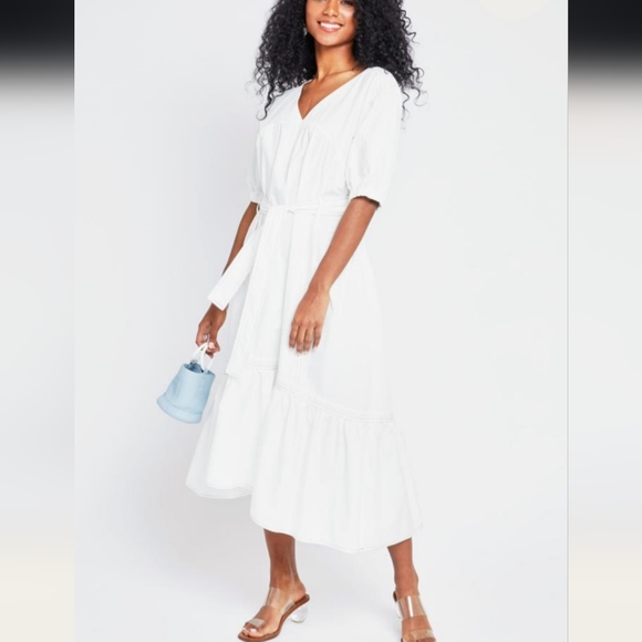 Caara Dresses & Skirts - Elegant White Midi Dress